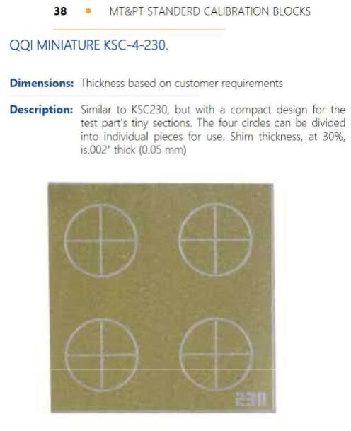 QQI MINIATURE KSC-4-230.