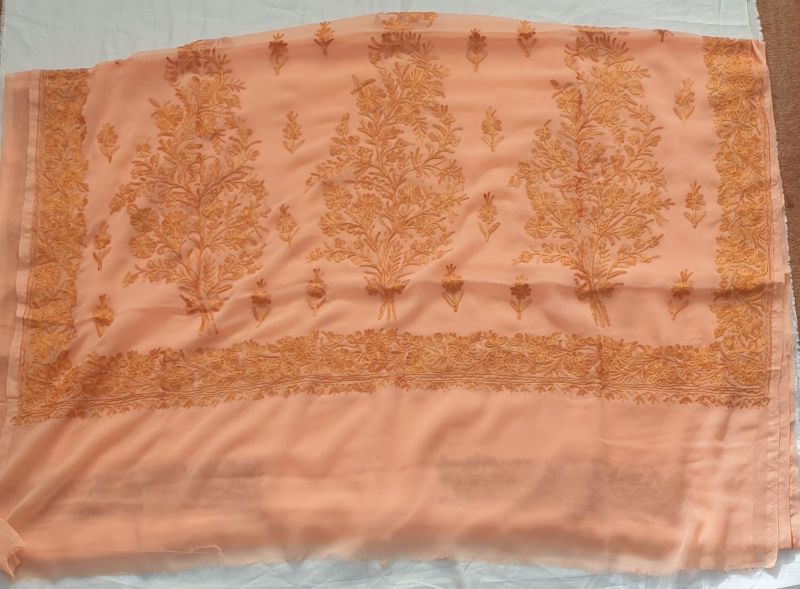 Ladies Georgette Sarees Kashmiri