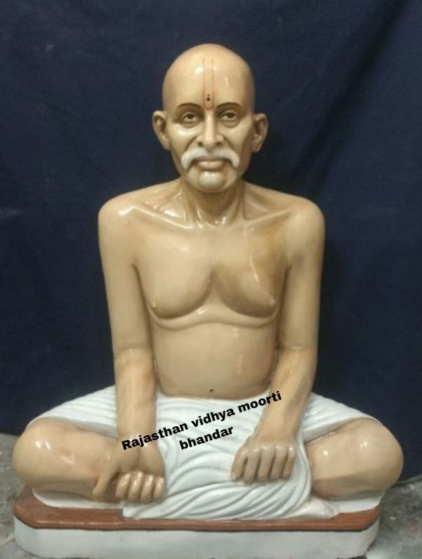 Marble Gajanand Statue