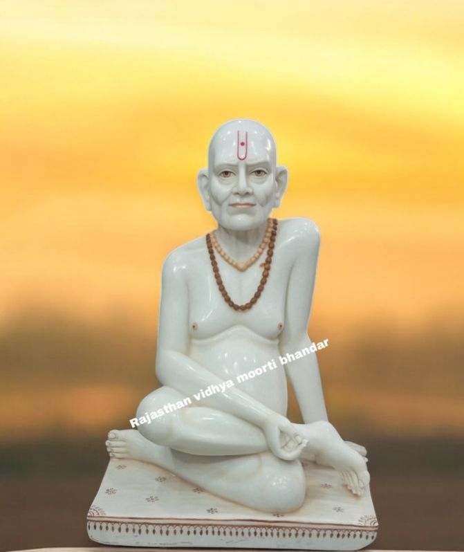 Marble Swami Samarth Statue