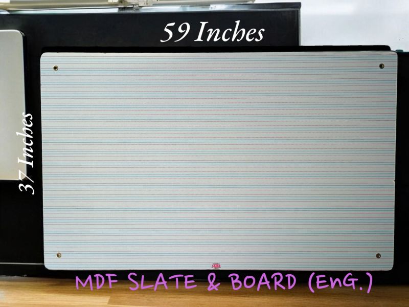 37x59cm MDF Slate & White Board