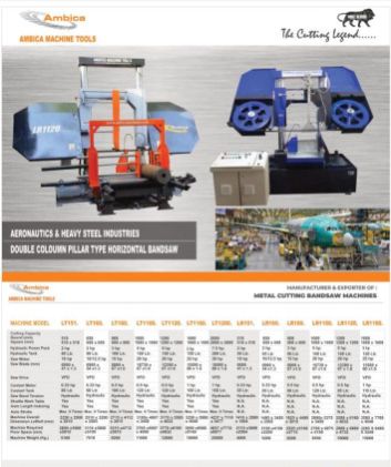 Double Column Pillar Type Metal Cutting Band Saw Machine