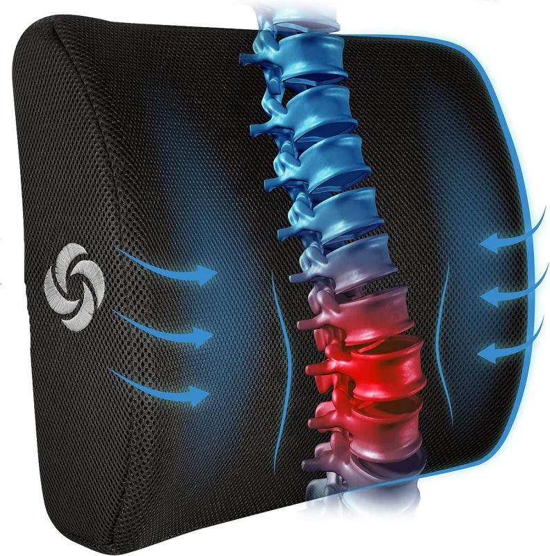 Lumbar Support Pillow For Office Chair and Car Seat