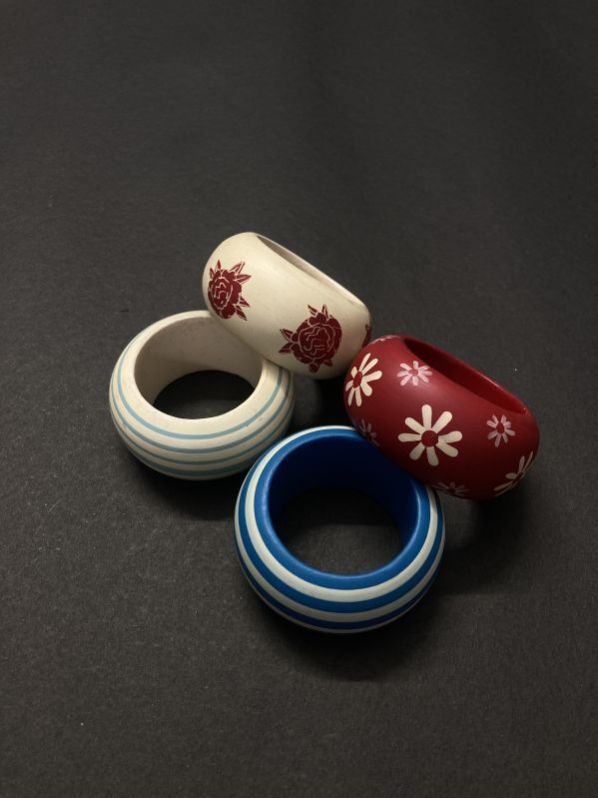 wooden napkin rings
