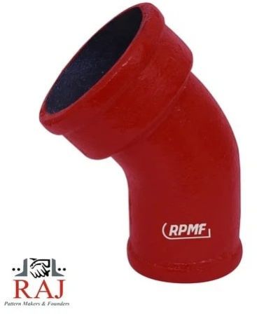 Cast Iron Centrifugal 45 Degree Bend