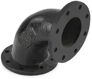 Cast Iron Double Flanged Bend