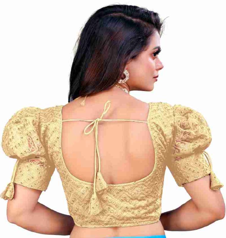 Balloon Sleeves Readymade Blouse