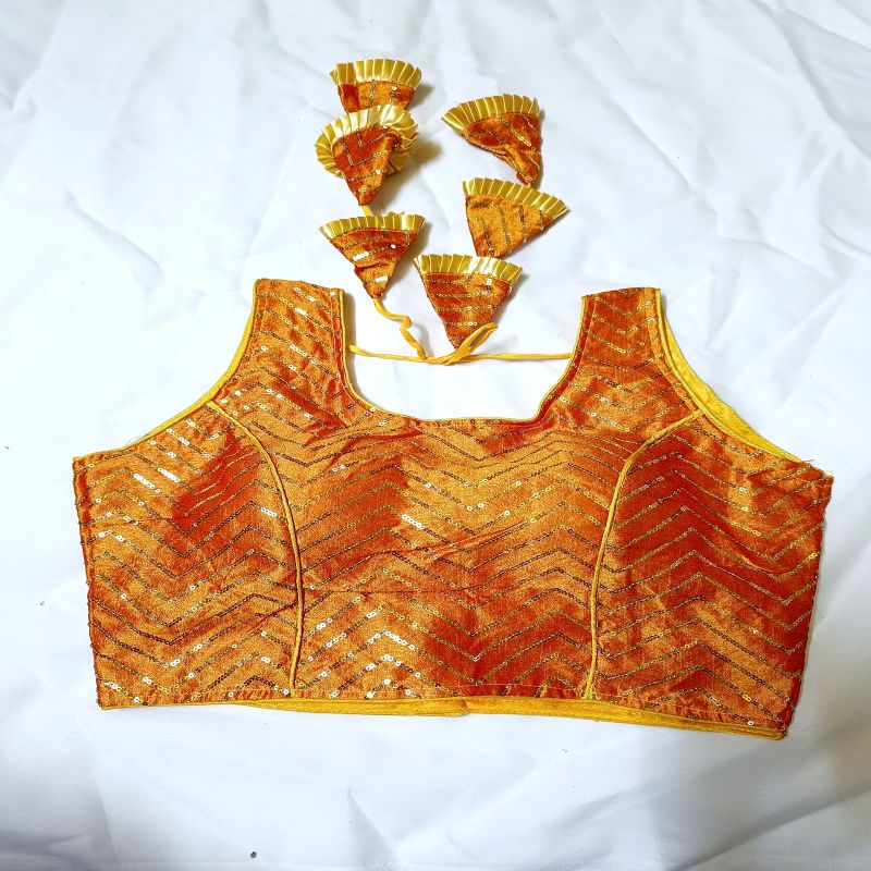 Stylish Sleeveless Readymade Blouse