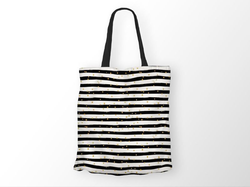 Striped Tote Bag