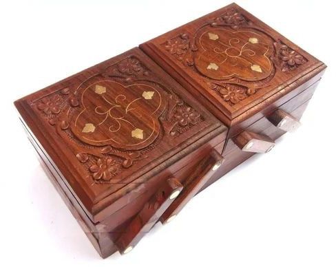 Wooden Folding Jewellery Box