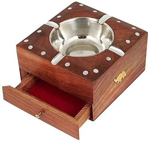 Wooden Drawer Ashtray