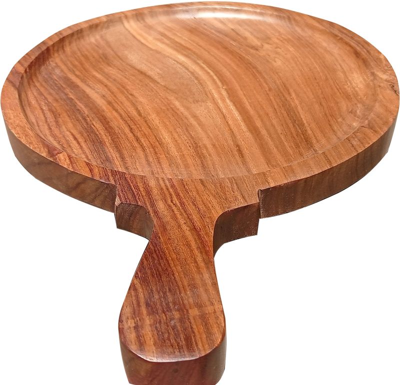 Wooden Pizza Tray/pan/plate Beautiful Sheesham Pizza Tray 10in