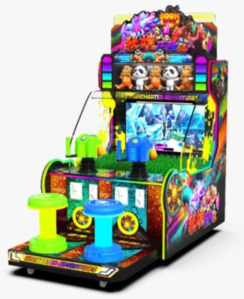 Double Player Coin Operated Water Shooting Arcade Game