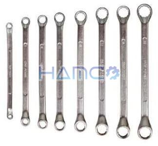 Deep Offset Ring Spanner 8 Pcs Set