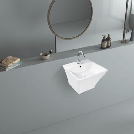 Cubix Integrated Wall Hung Wash Basin