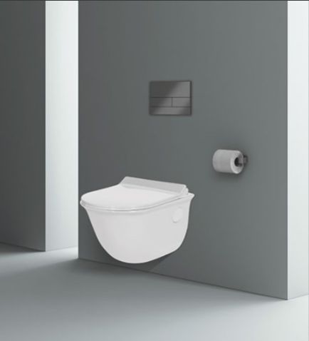 Tera Rimless Wall Hung Closet