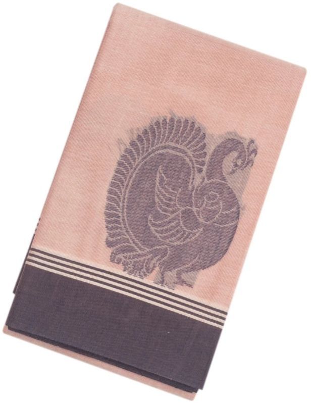 Baby Pink Annam Buttas Woven Rasipuram Ladies Cotton Saree