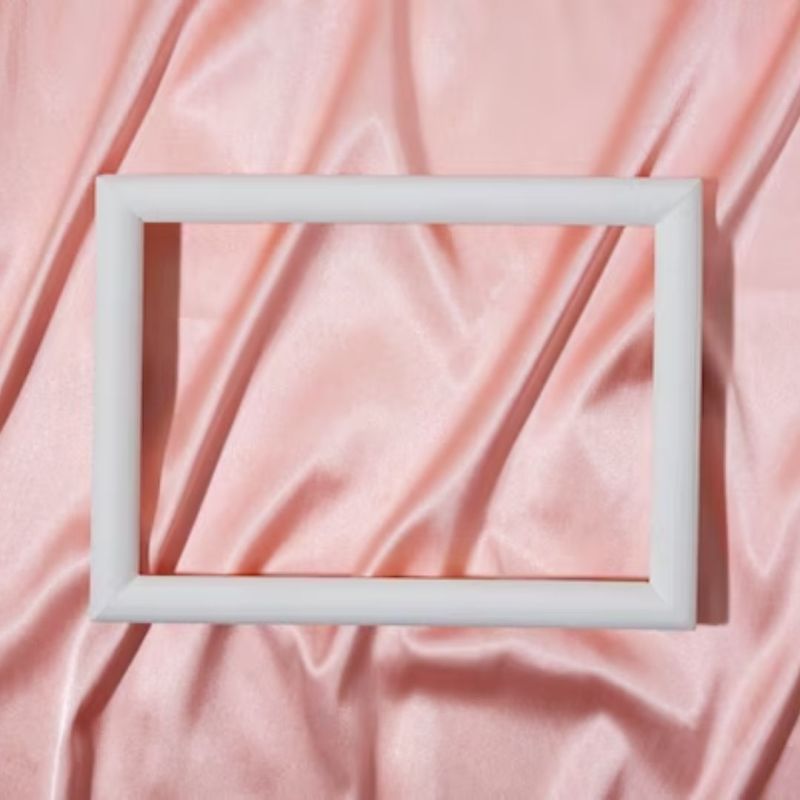 Poplin Embroidery Fabric Wall Frame