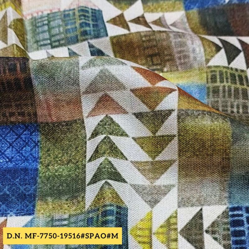 Shop Now Abstract Printed Fabric For Menswear