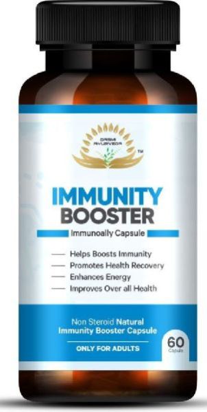 Organics Natural Immunity Booster Capsules With Green Amla Powder – 60 Veg Capsules