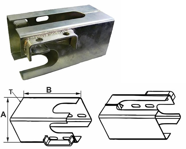 Trailer Square Trailer Lock Anti Theft