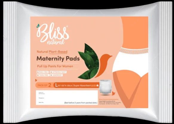 Bliss Natural Soft Disposable Maternity Panties Pack Of 2