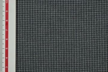 Black & White Checks Tweed Hound Stooth Fabric
