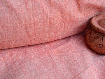 Cantaloupe Orange Plain Pure Cotton Fabric