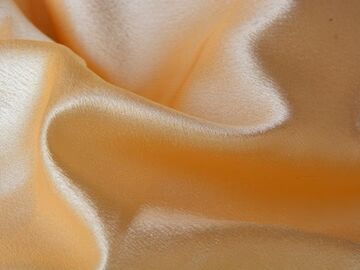 Golden Plain Moss Satin Fabric