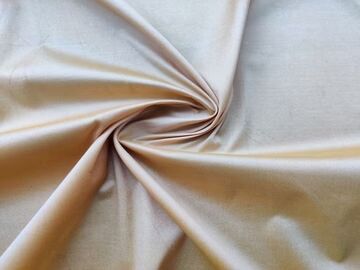 Golden Plain Taffeta Silk Fabric