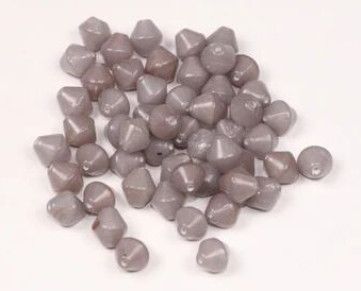 Lavender Bicone Fancy Glass Beads- 8x8 Mm