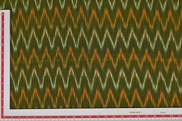 Multicolor Chevron Cotton Ikat Fabric