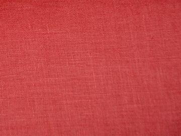 Precut Of 1 Meter Blush Red Pure Linen 60 Lea Fabric