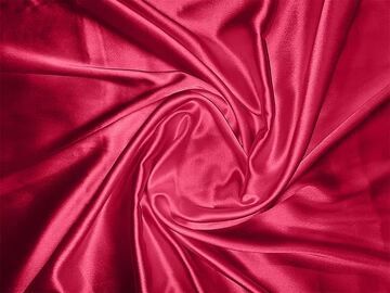 Precut Of 2.5 Meters Of Maroon Plain Japan Satin Fabric