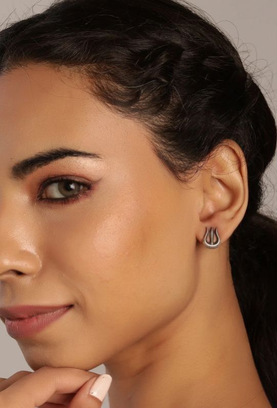 Trident Mini Stud Women Earrings