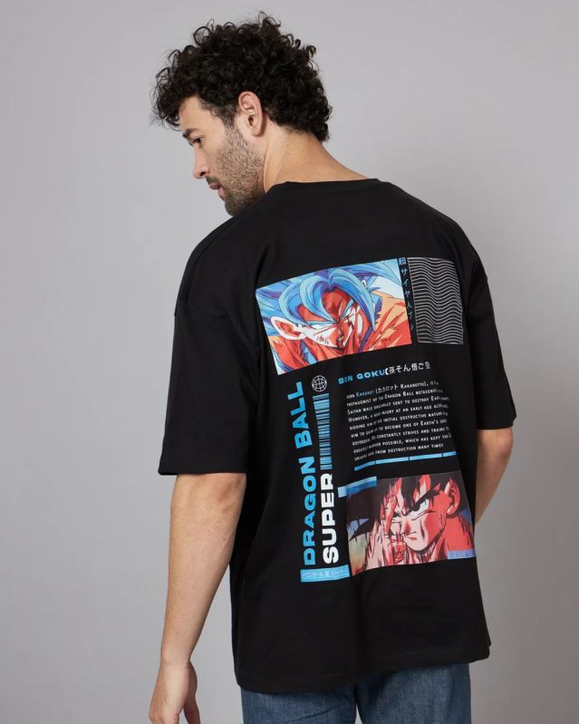 Mens Cannac Goku Oversized T Shirt