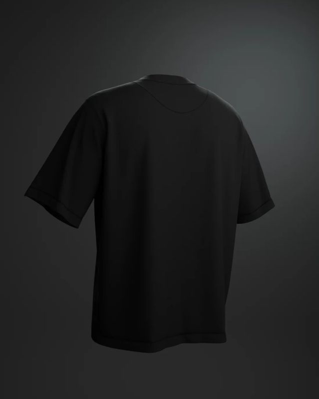 Mens Cannac Black Oversized T Shirt