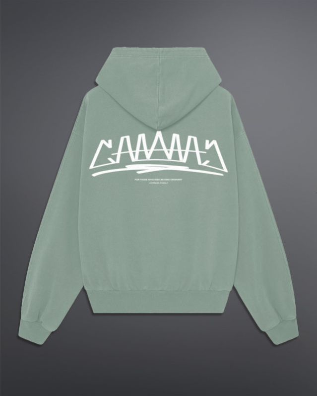 Mens Cannac Sea Foam Green Oversized Hoodie