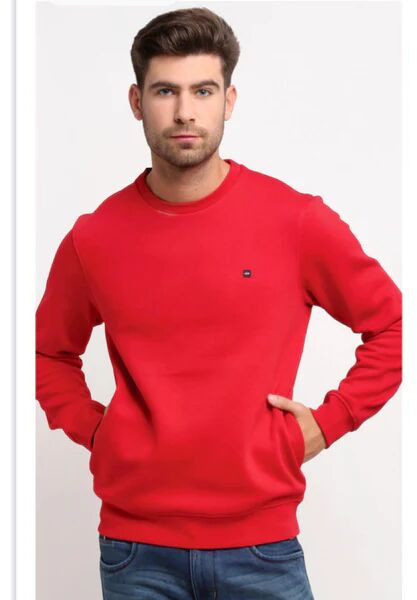 Confidence Red Mens Sweat Shirt