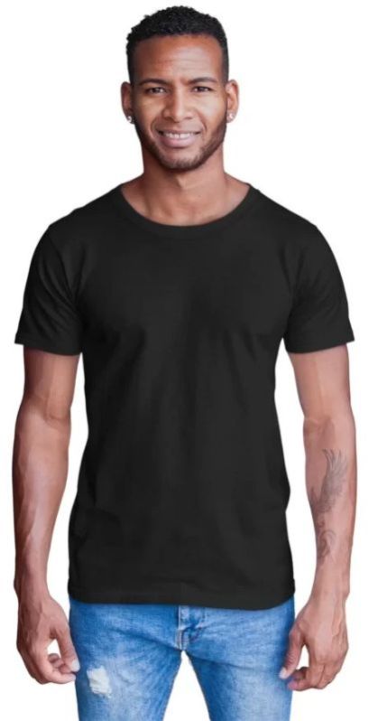 Blily’s Black Organic Mens Cotton T-shirt
