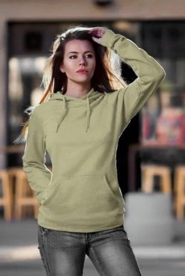 Organic Comfortable Ladies Cotton Hoodie