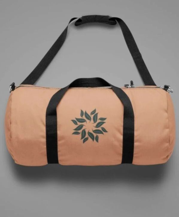 Beautiful Linen Duffle Bag