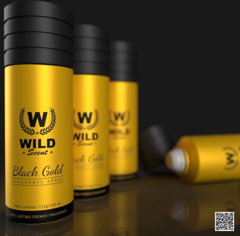 Wild Scent Black Gold Deodorant (165Ml)