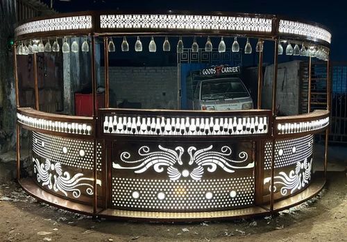 Stainless Steel Mocktail Catering Counter