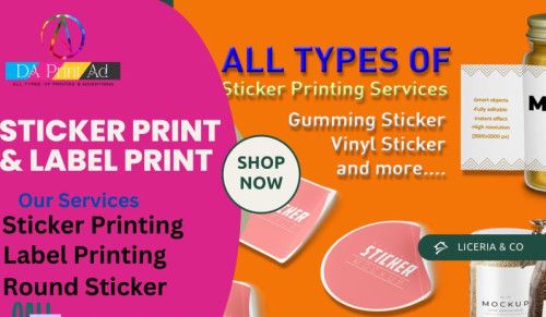 External Label Sticker Printer