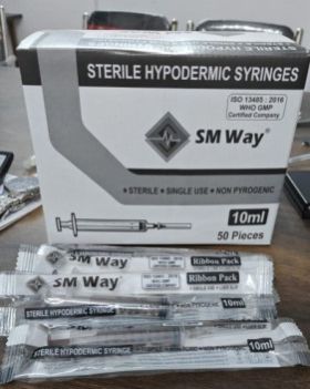 Sm Way 10 Ml Sterlized Single Use Disposable Syringes