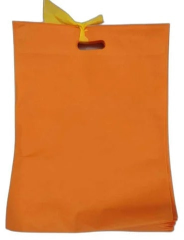 Orange Non Woven D Cut Bags