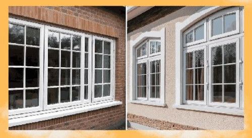 Itp Plain Polished High-quality UPVC Windows 2x2.5feet, 3x3.5feet, 4x4.5feet, 5x5.5feet Antique