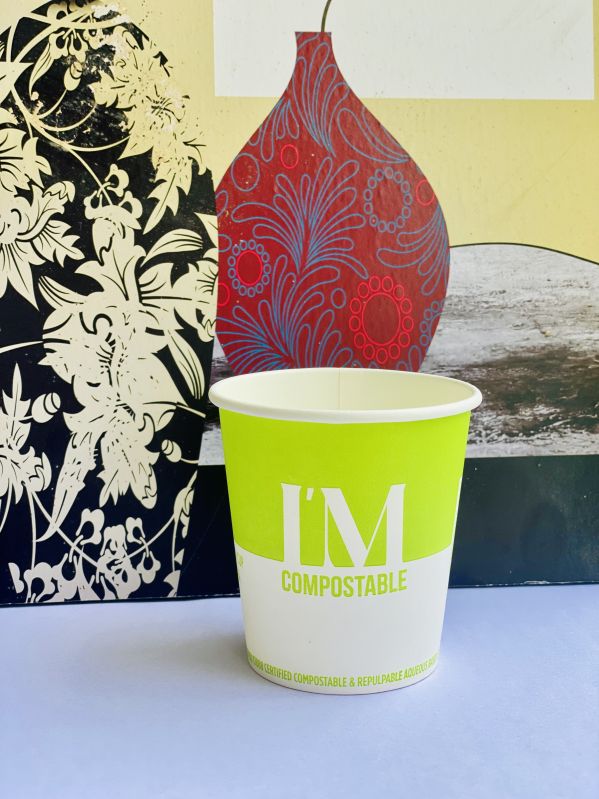 GoGreen Biodegradable Paper Cups 210 Ml