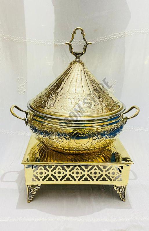 Antique Brass Chafing Dish